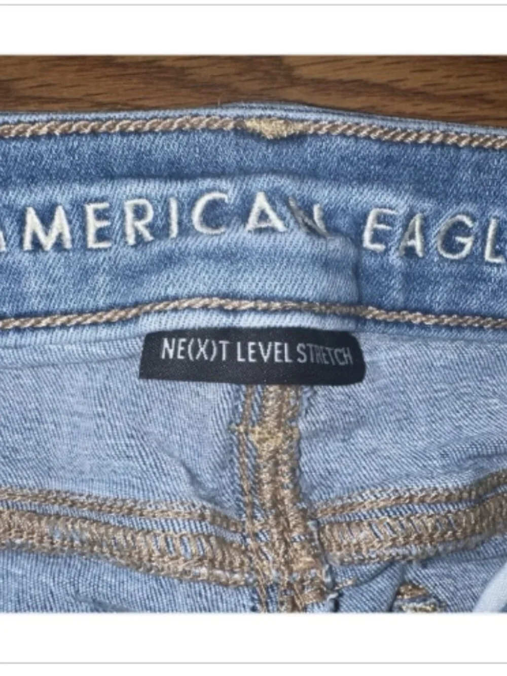American Eagle Ne(X)t Level Stretch Skinny Jeans | Size 0 Regular | Light Wash